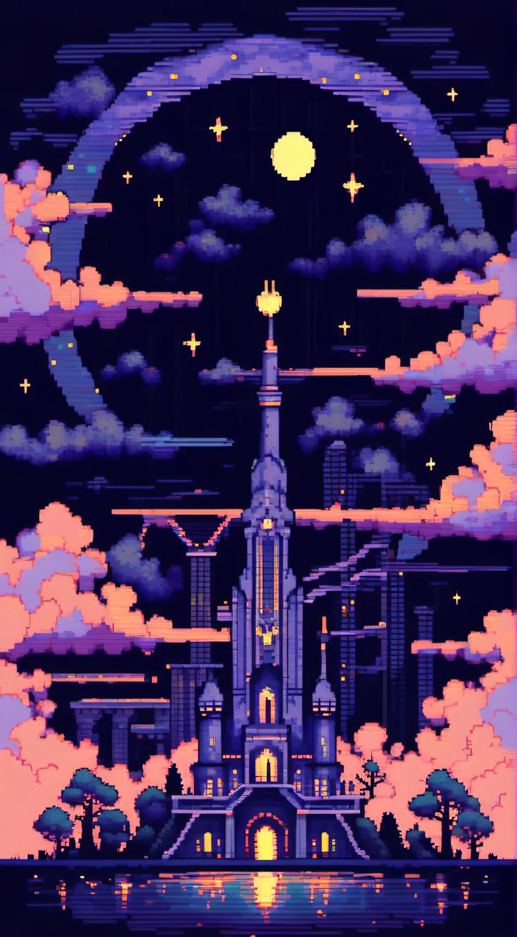 ai character: luna x titan background