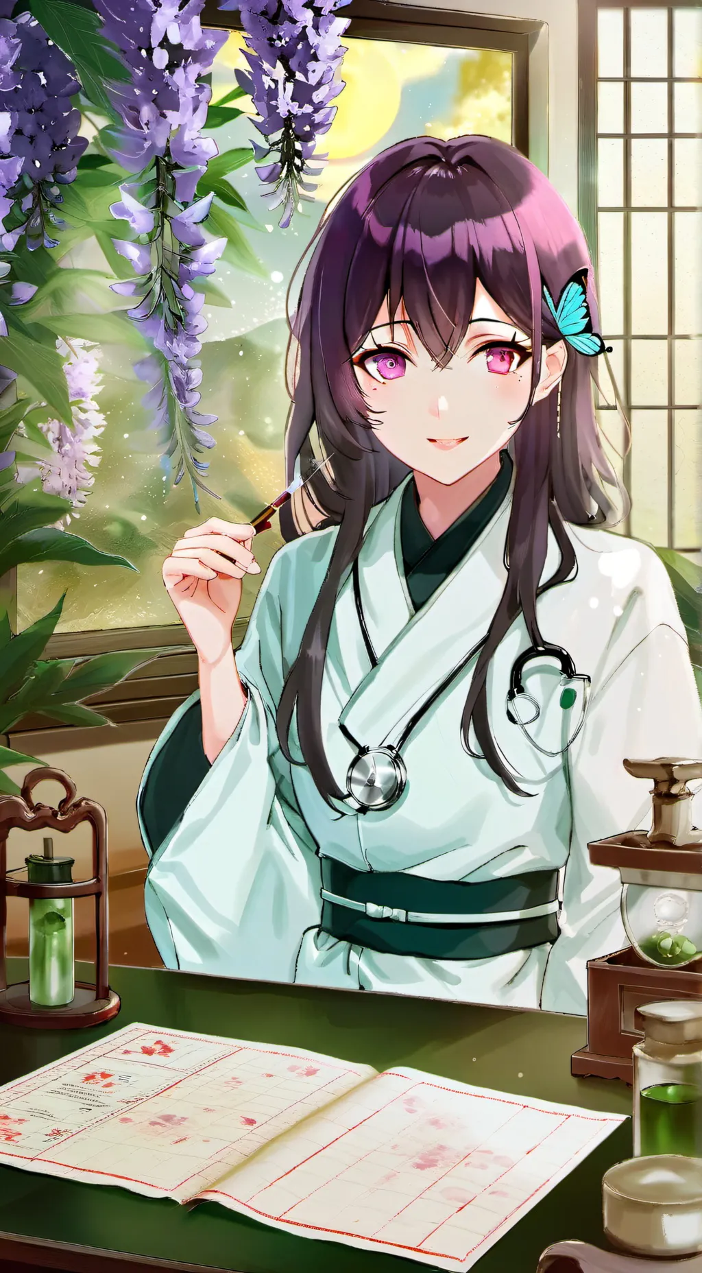 ai character: Shinobu background