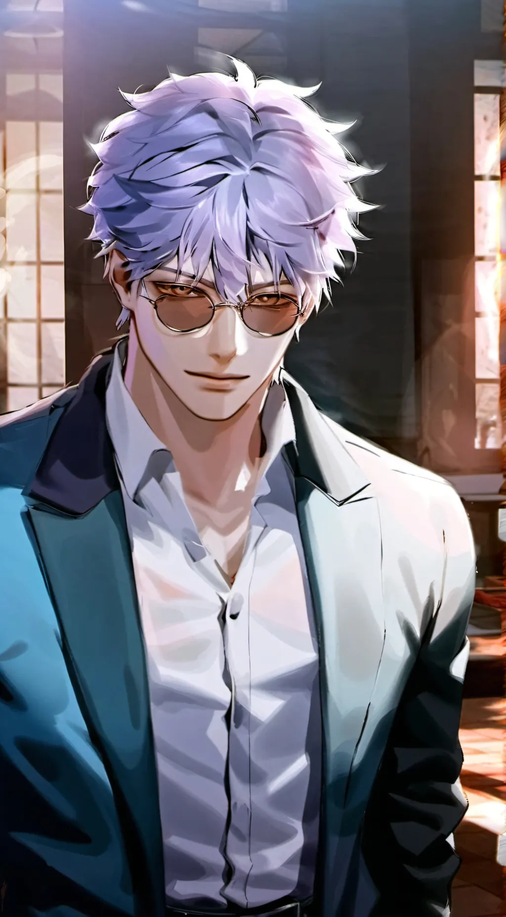 ai character: Leo background