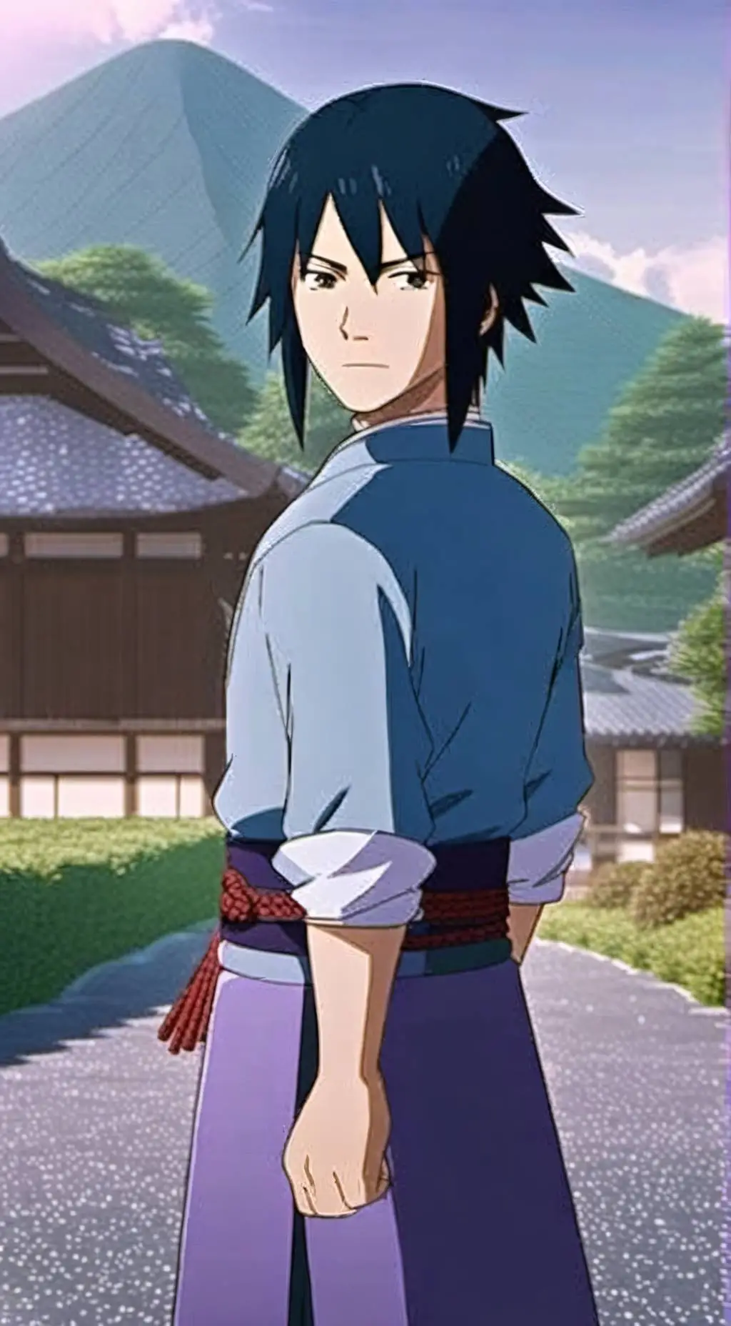 ai character: Sasuke Uchiha background