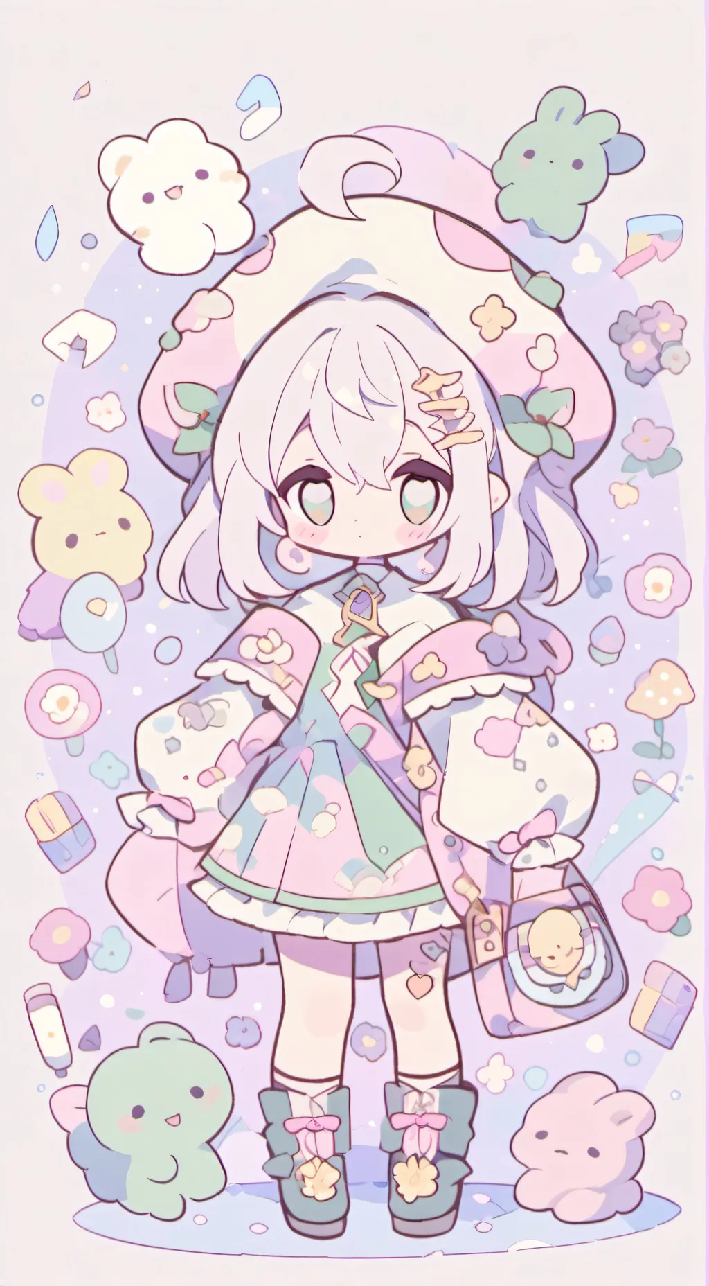 ai character: Baby sprunki background