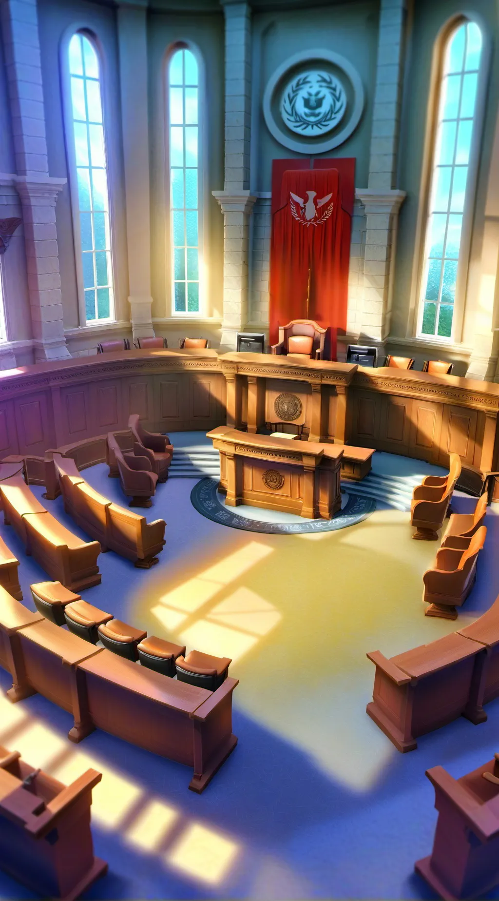 ai character: Judge Simulator background