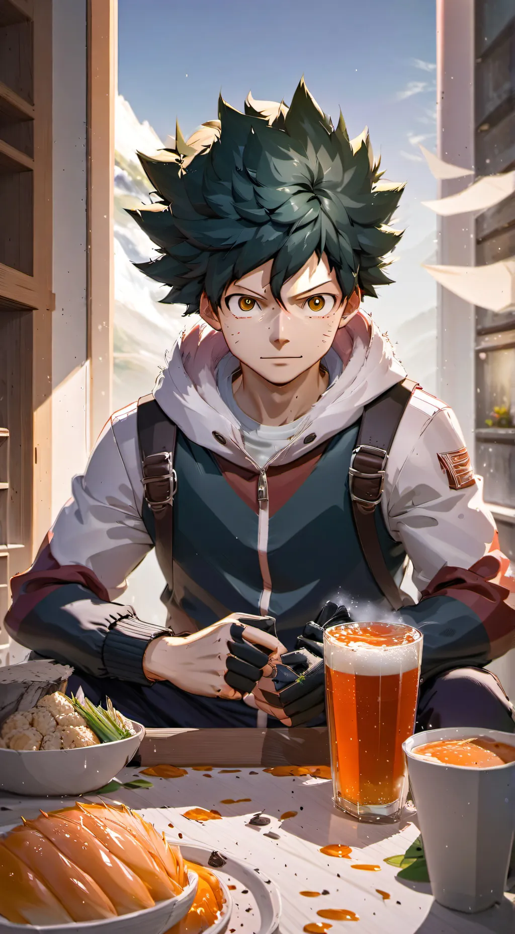 ai character: mha background