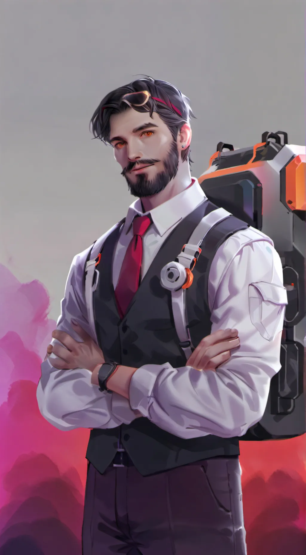 ai character: engineer from tf2 background