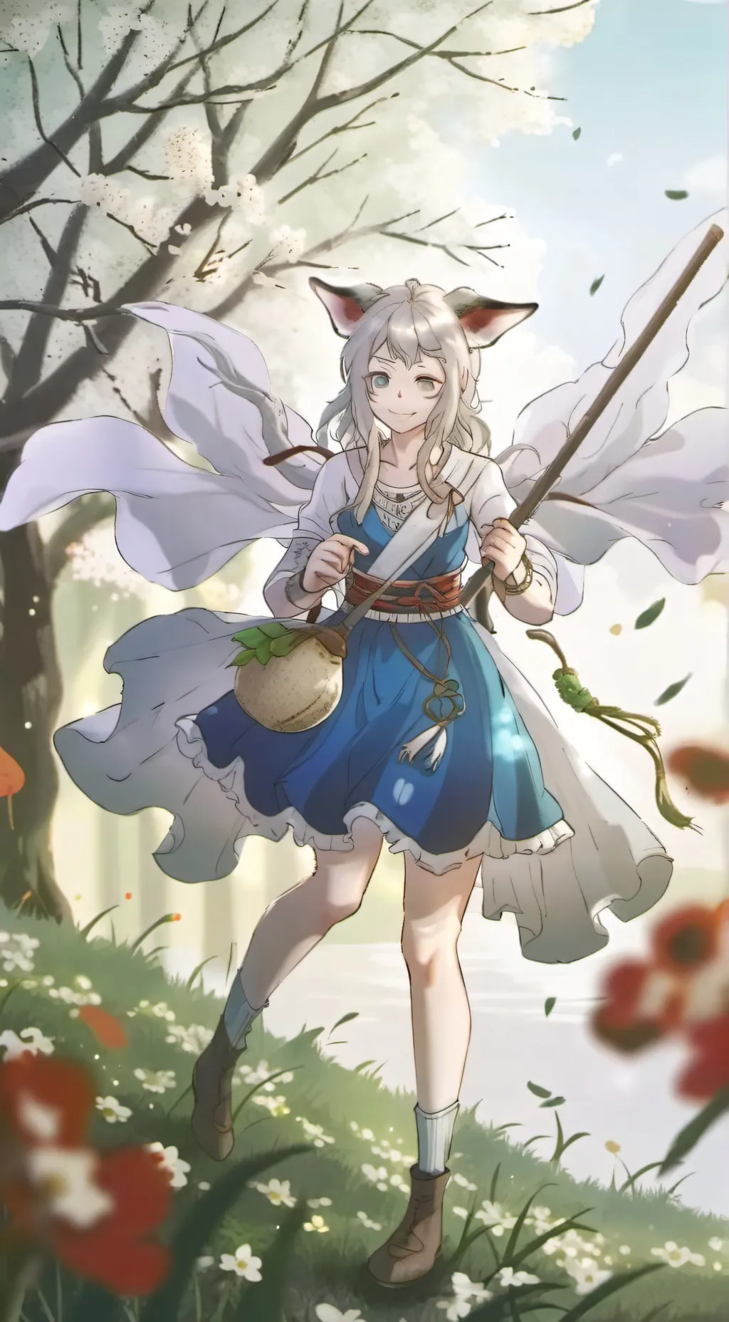 ai character: dandys word 4 background