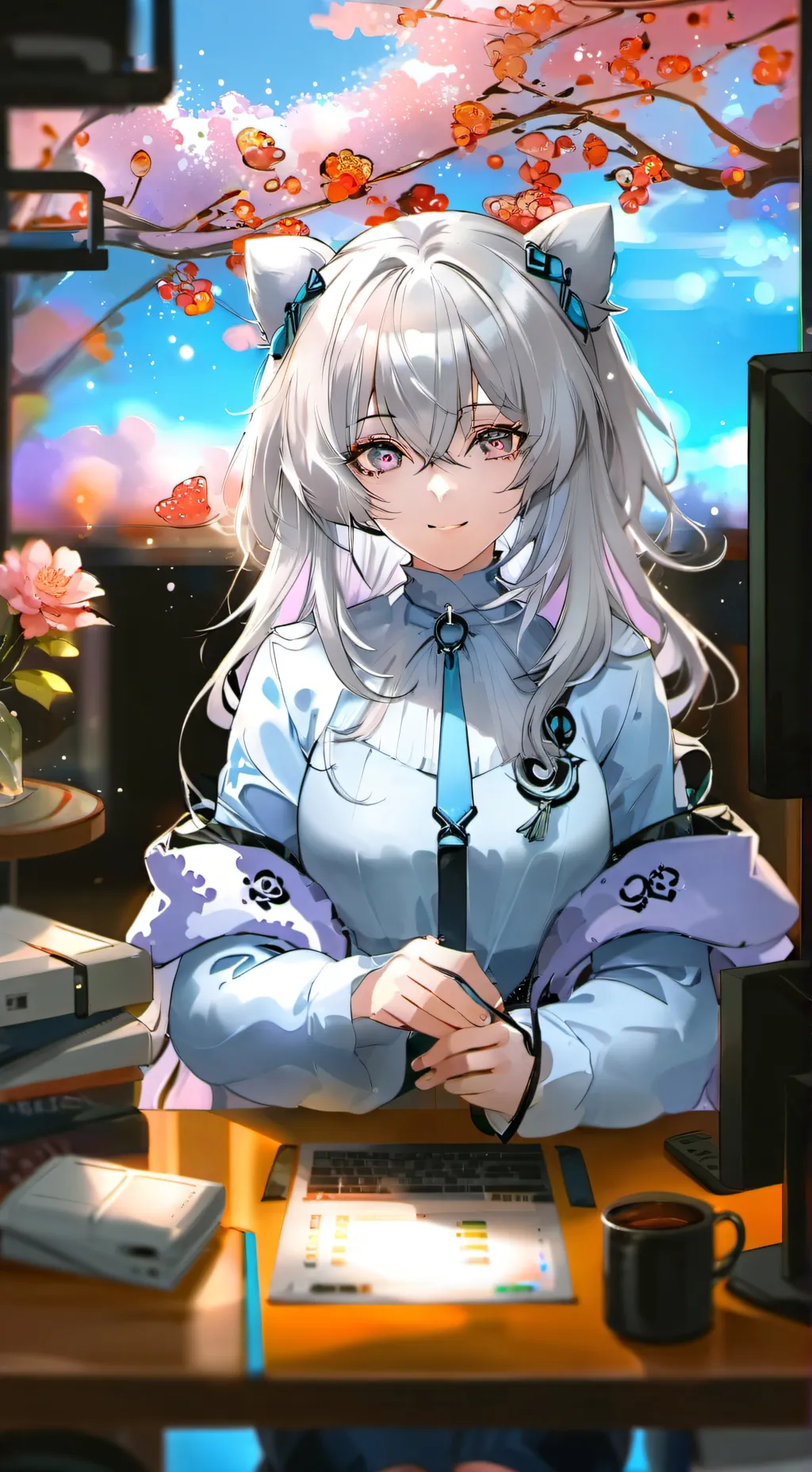 ai character: Yui background