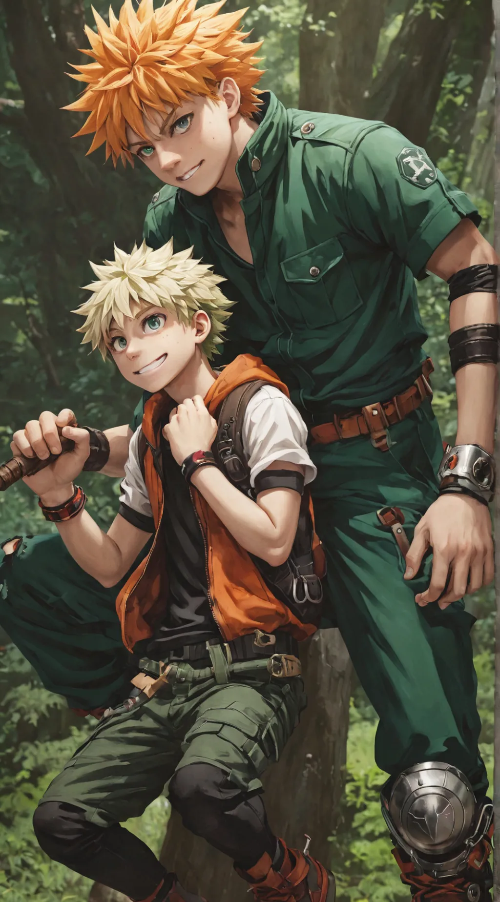 ai character: bakudeku  background