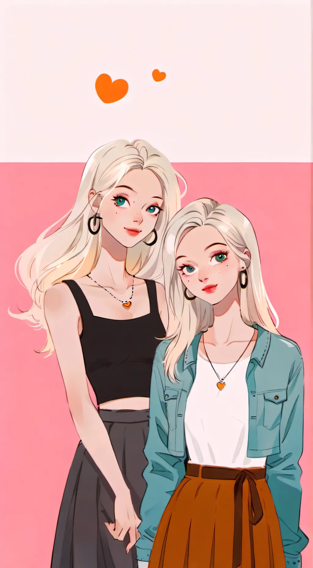 ai character: bella and kate background