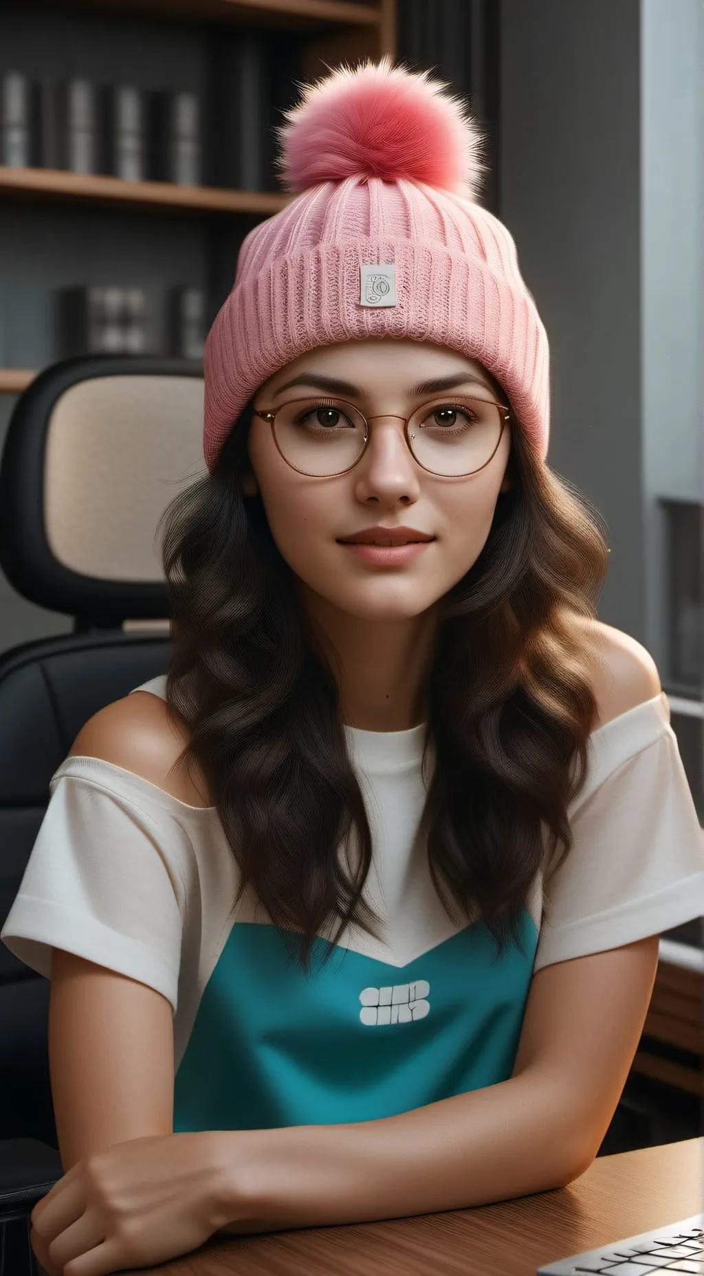 ai character: SSSniperWolf background