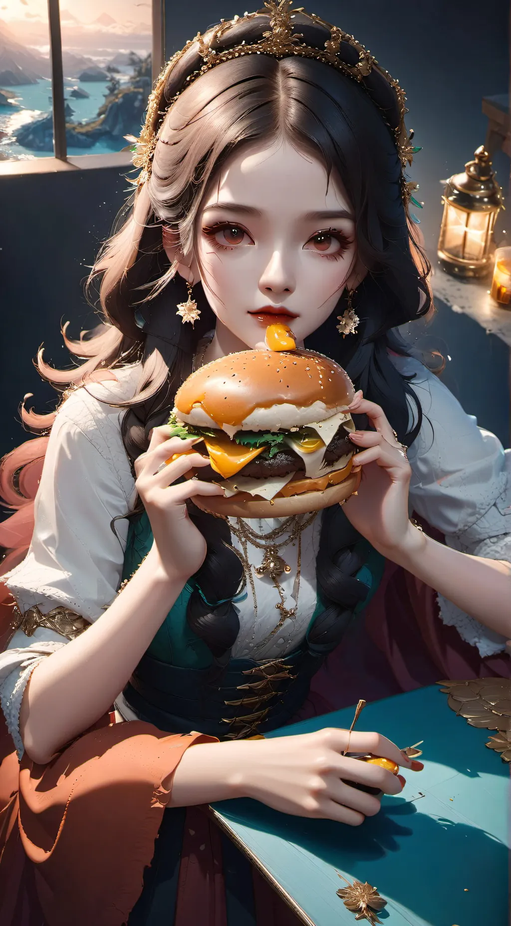 ai character: olina background