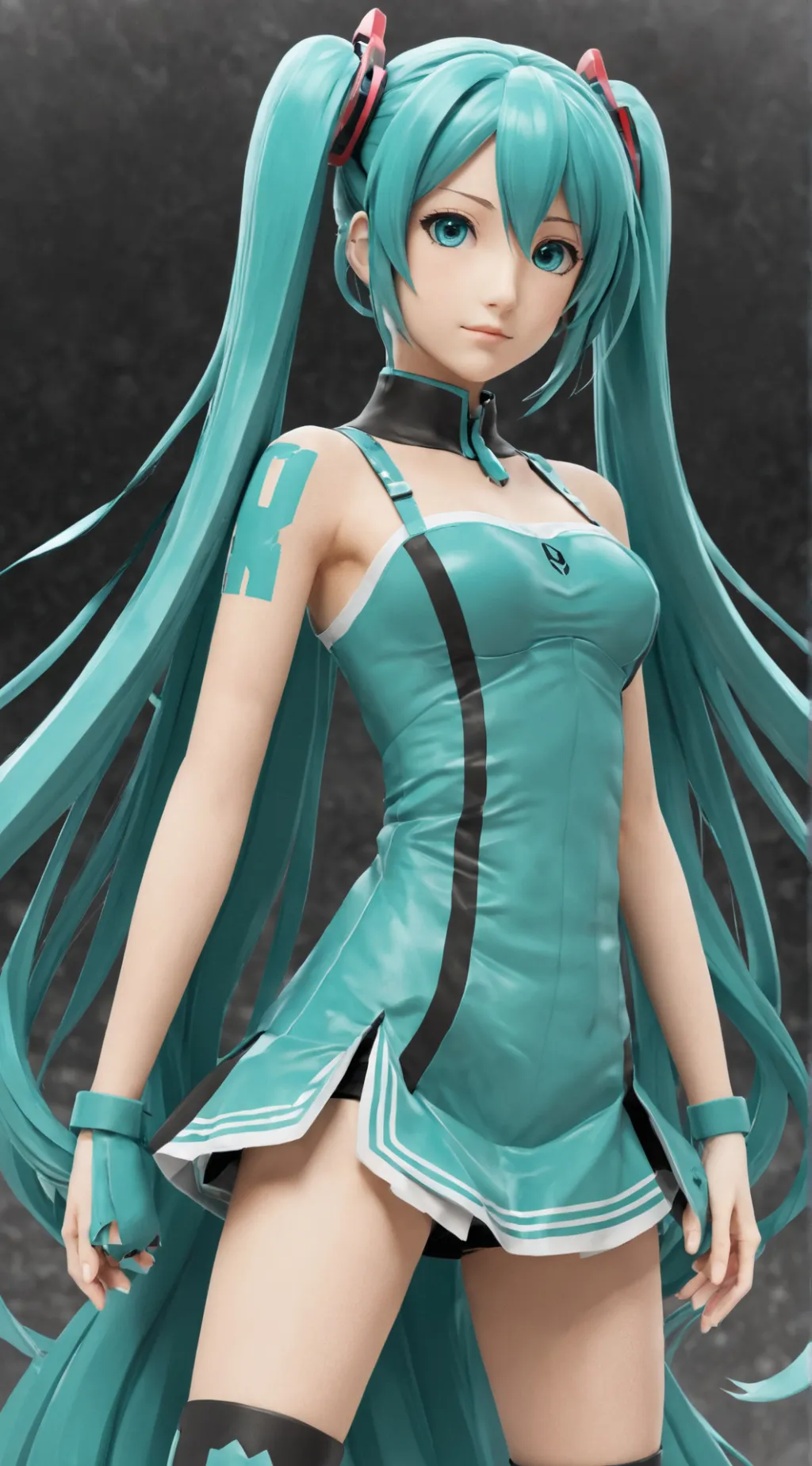 ai character: giant miku background