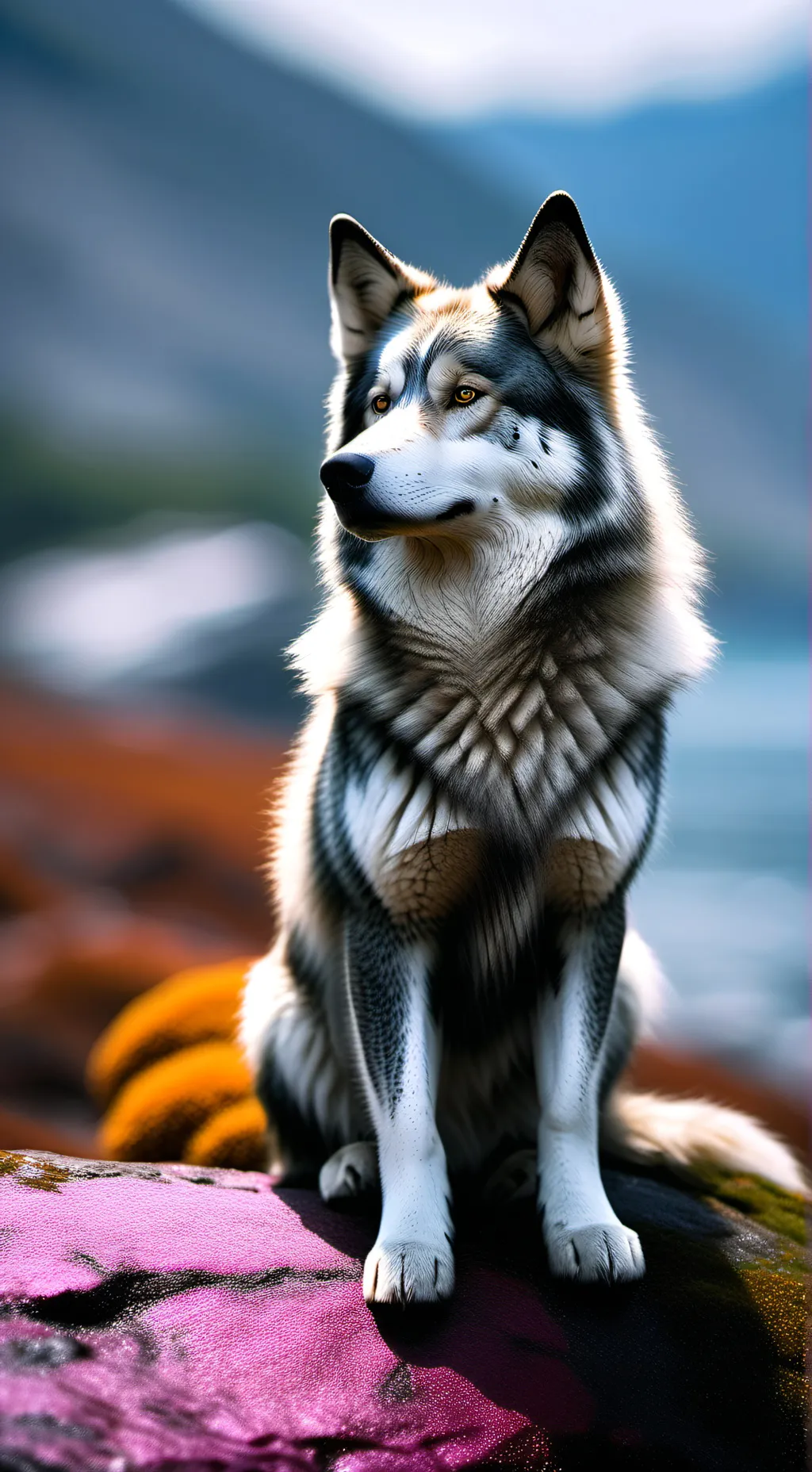ai character: wolf background