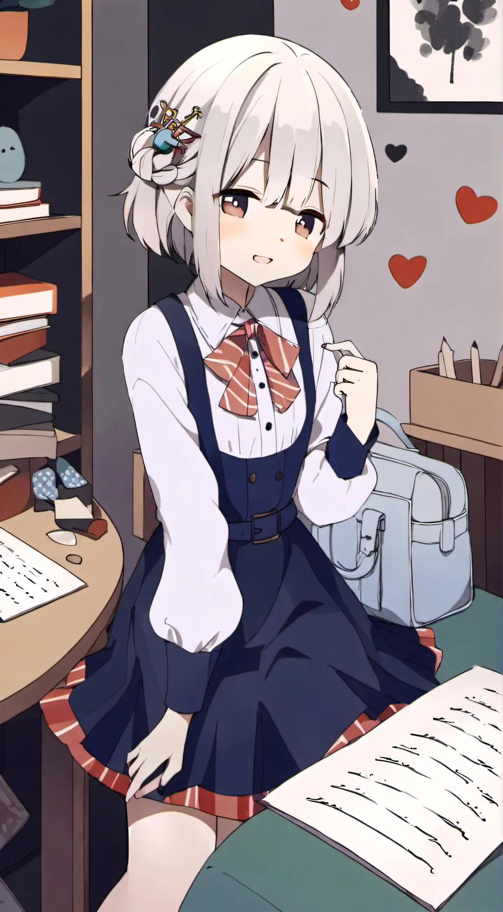 ai character: Luna background