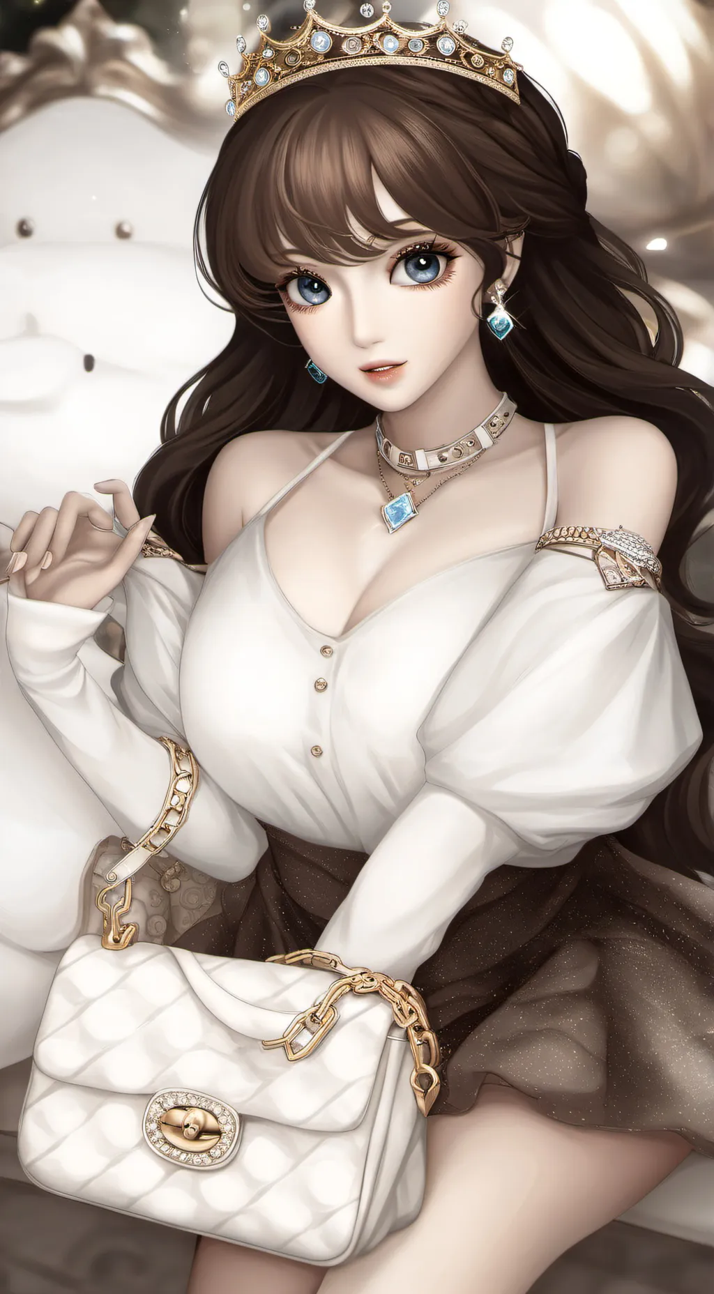 ai character: Ariana background
