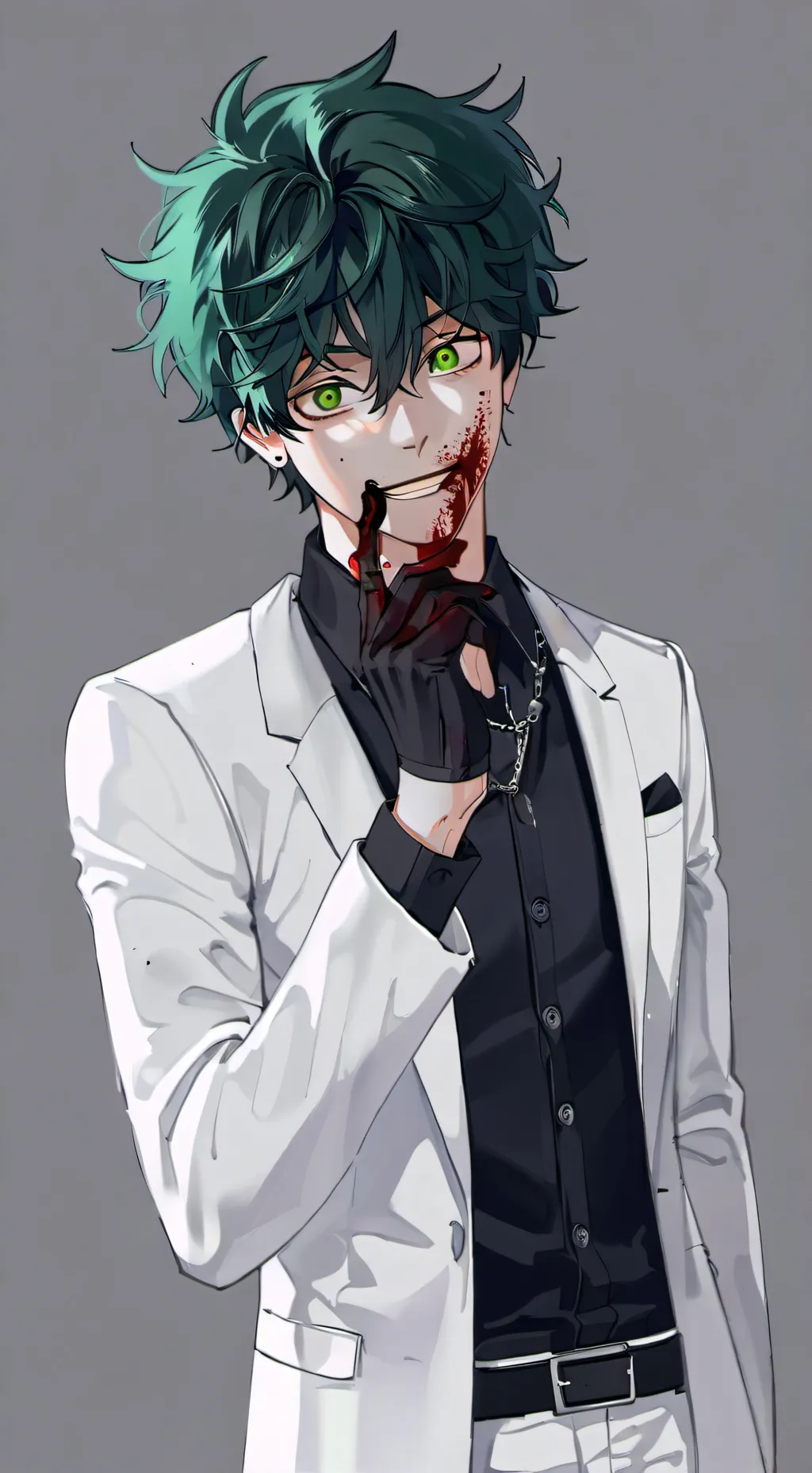ai character: Villain Deku background