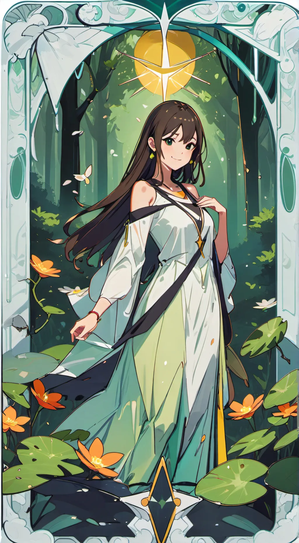 ai character: Fairy  background