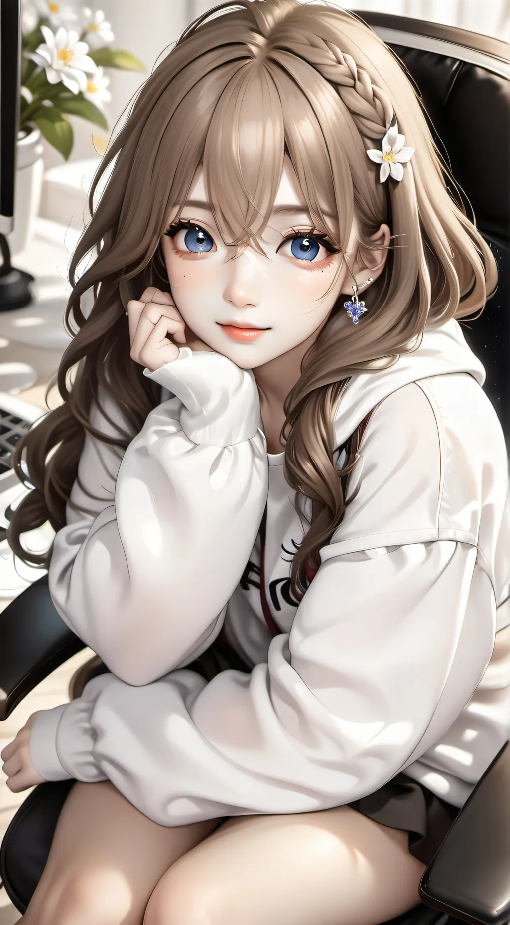 ai character: streamer background