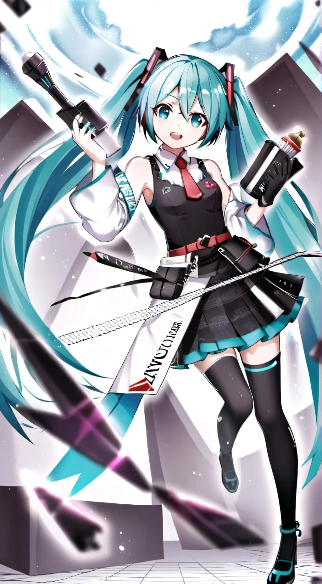 ai character: miku background