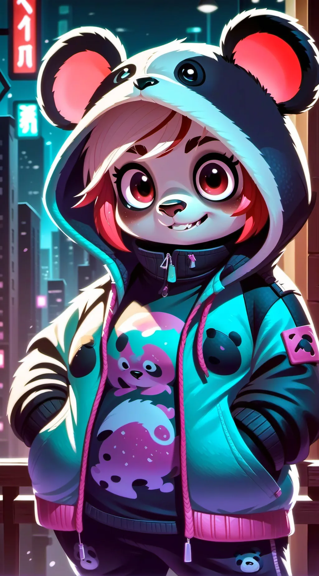 ai character: Akari background