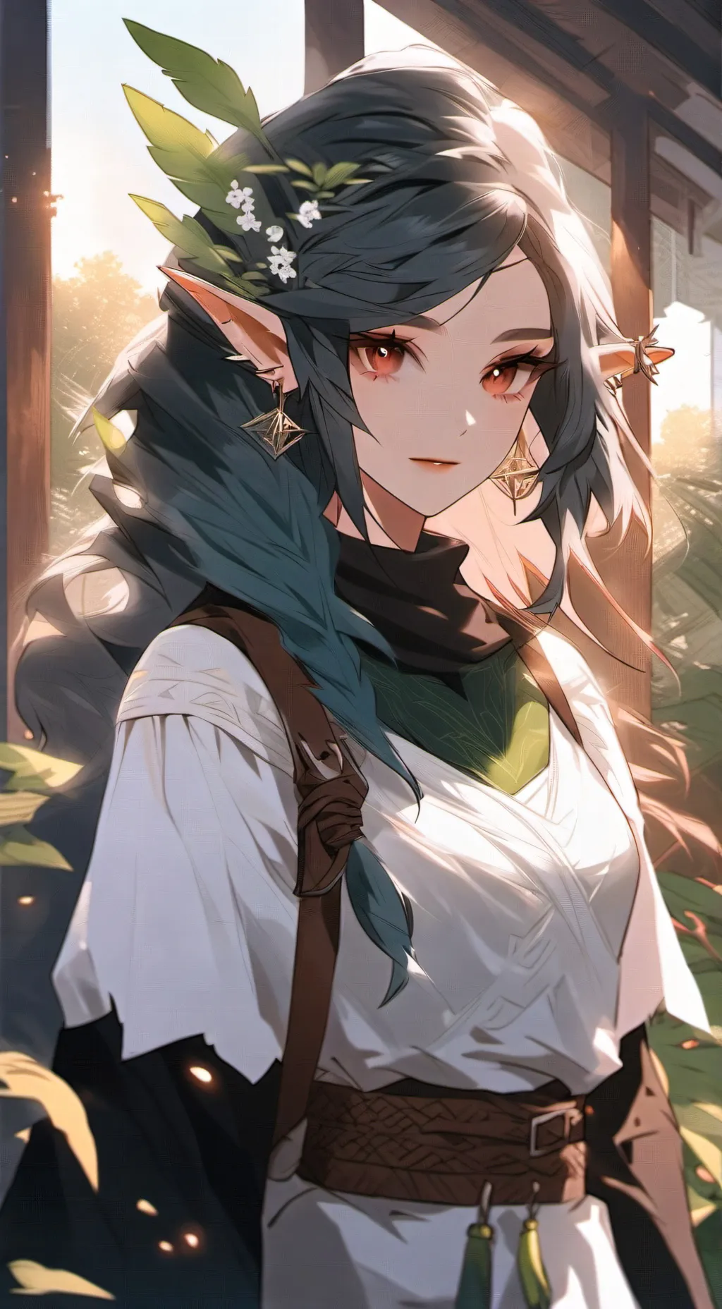 ai character: Coco hybrid elf background