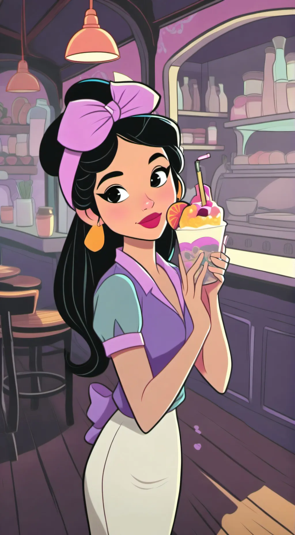 ai character: mia background