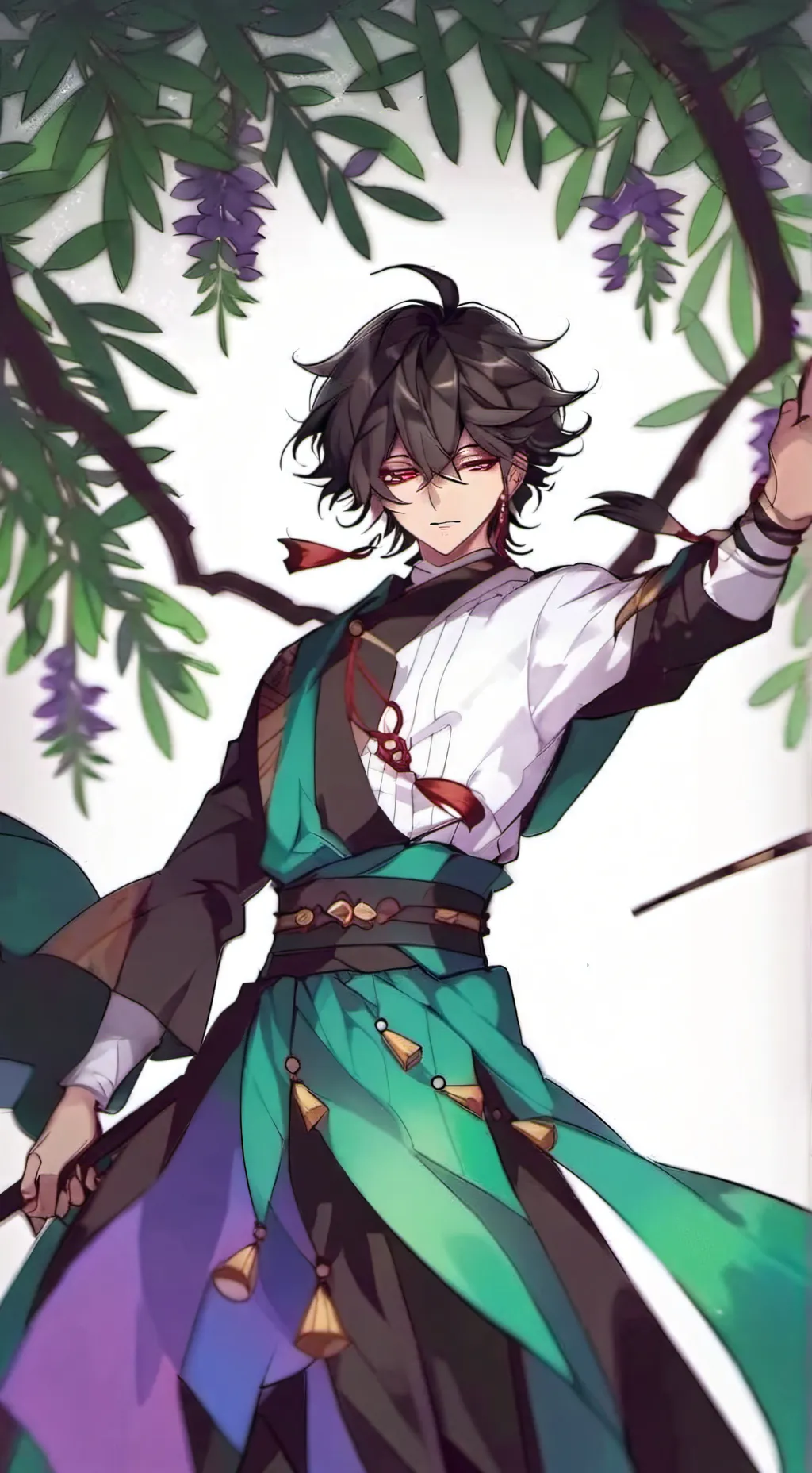 ai character: 🌊giyuu🌊 background