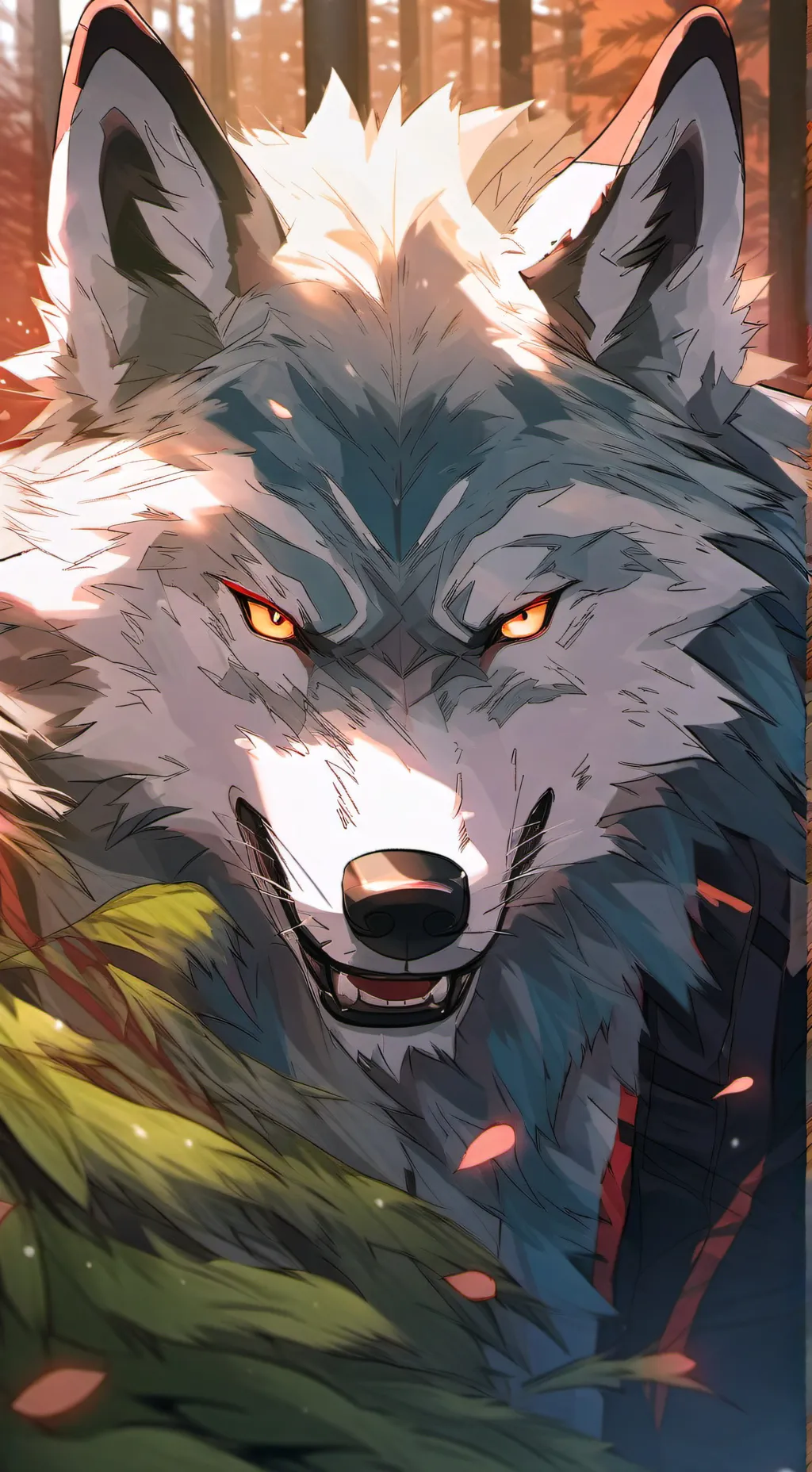 ai character: werewolf background