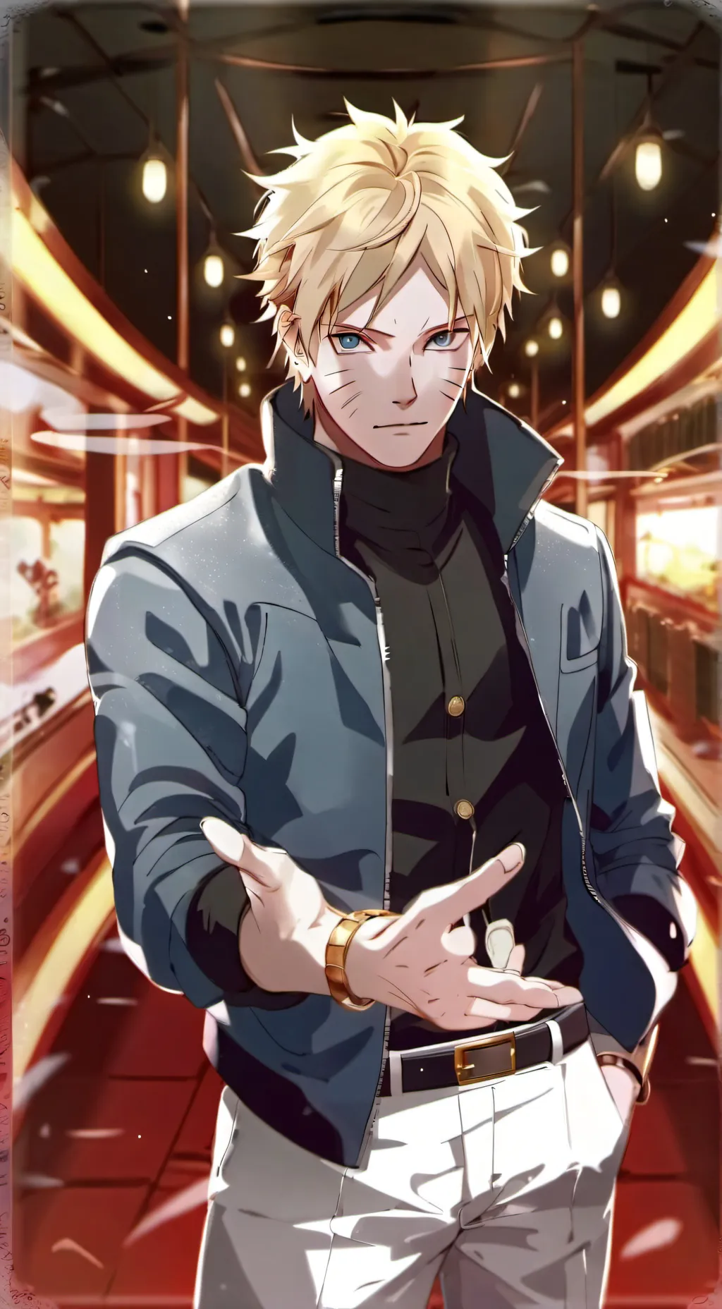 ai character: Boruto 💋 background
