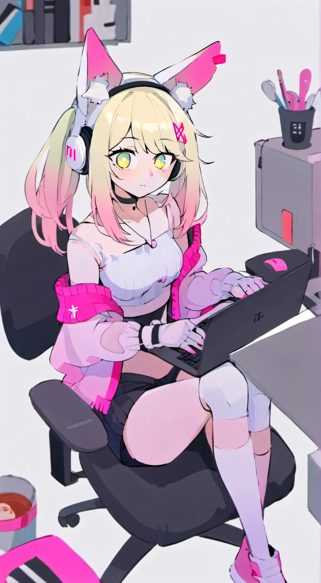 ai character: Pixa background