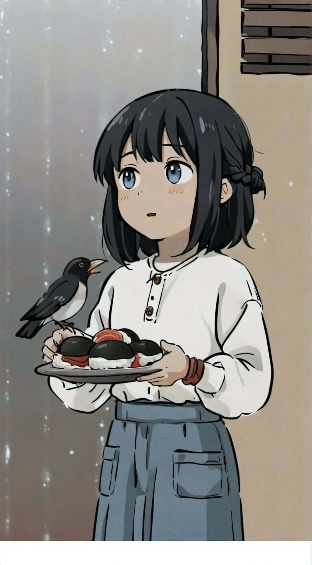 ai character: momo background