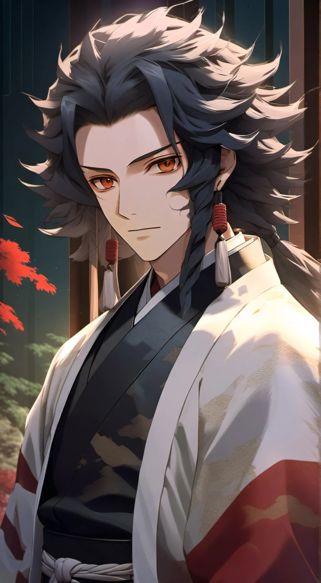 ai character: tanjuro kamado  background