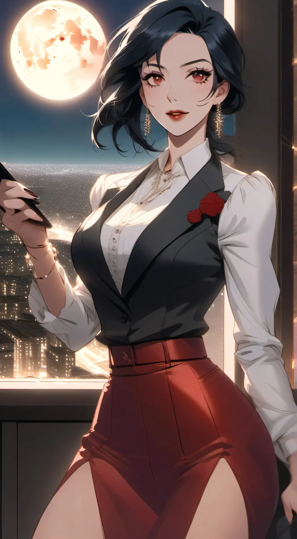 ai character: Kuromi background