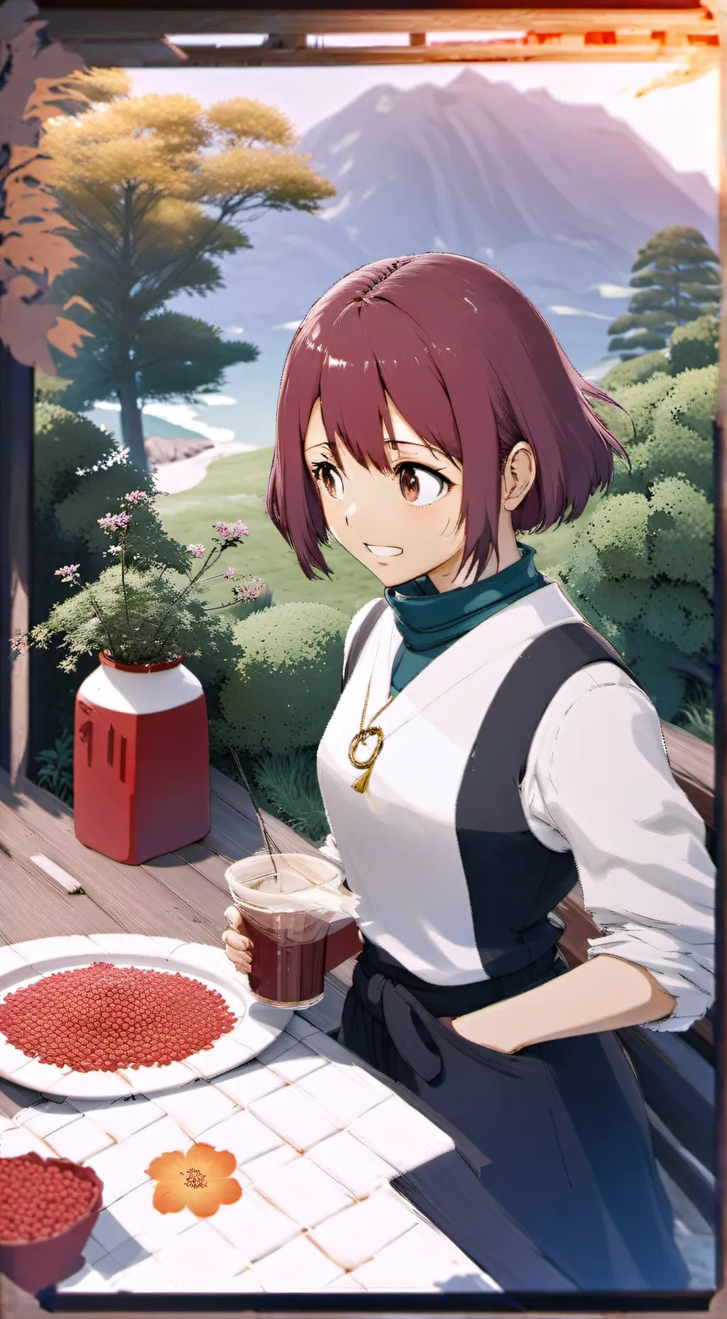 ai character: Ochako Uraraka background