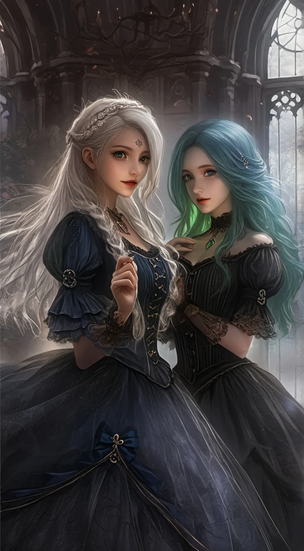 ai character: Bella and Liz background