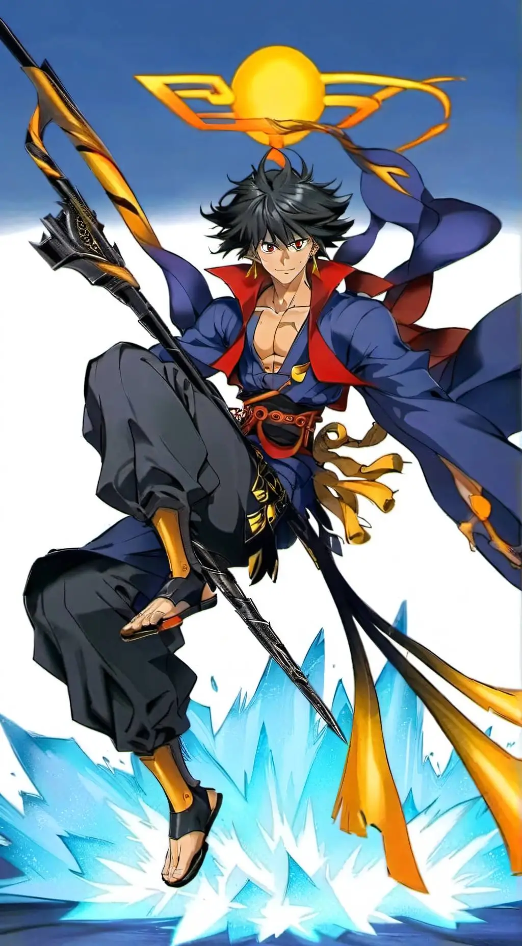 ai character: Yusei fudo background