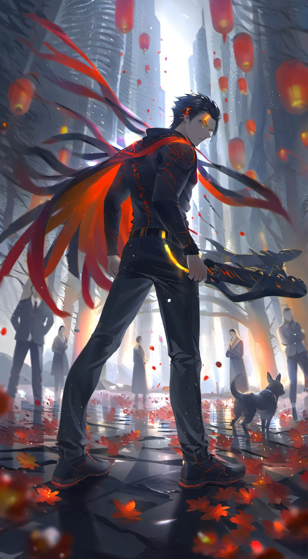 ai character: john. background