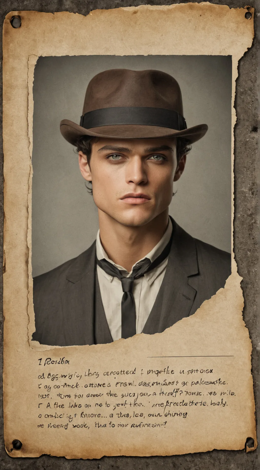 ai character: harry  background
