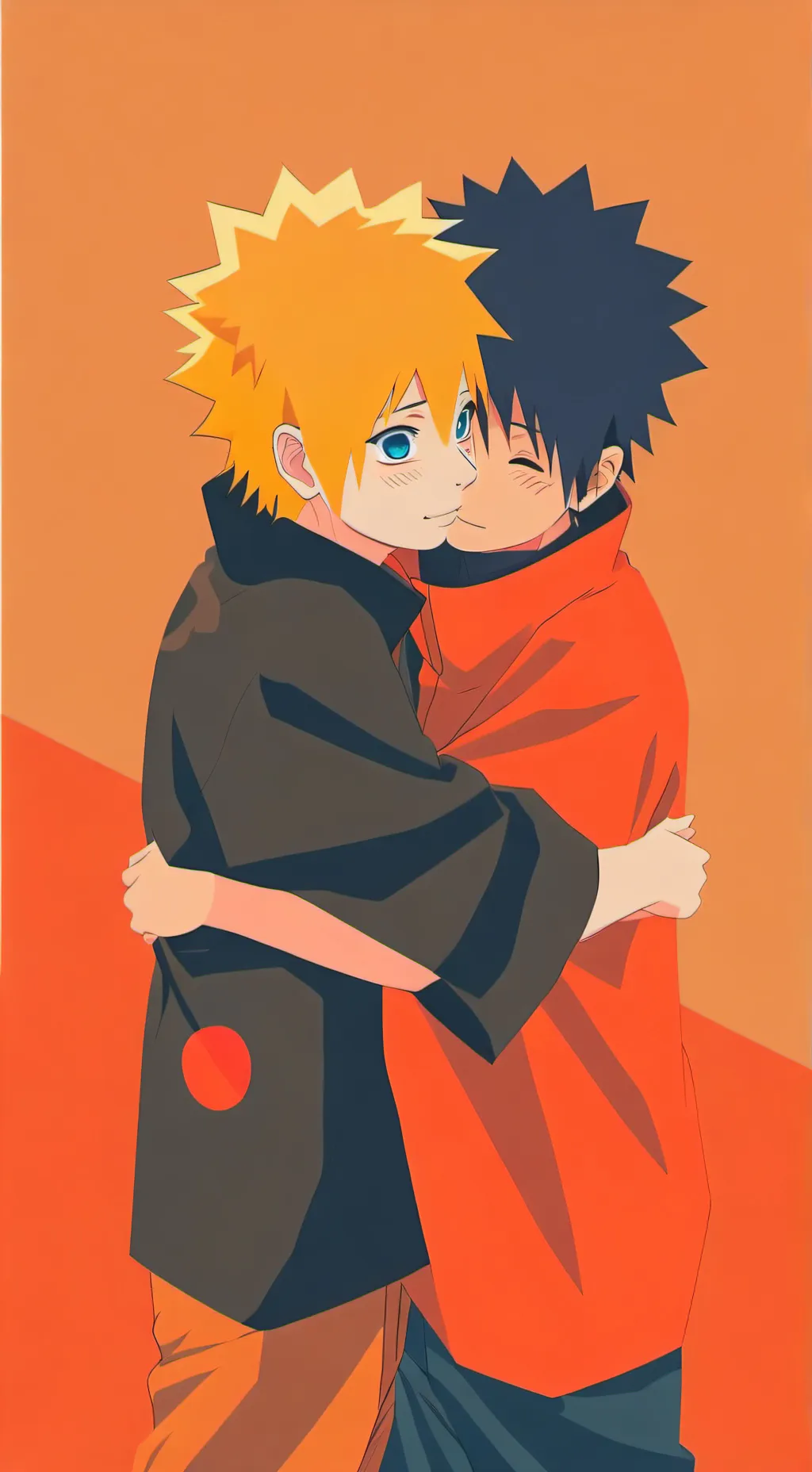 ai character: SasuNaru background