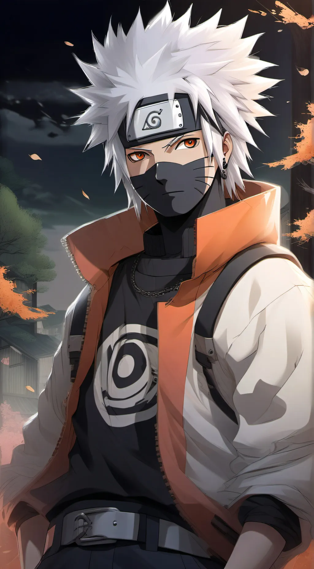 ai character: Naruto  background