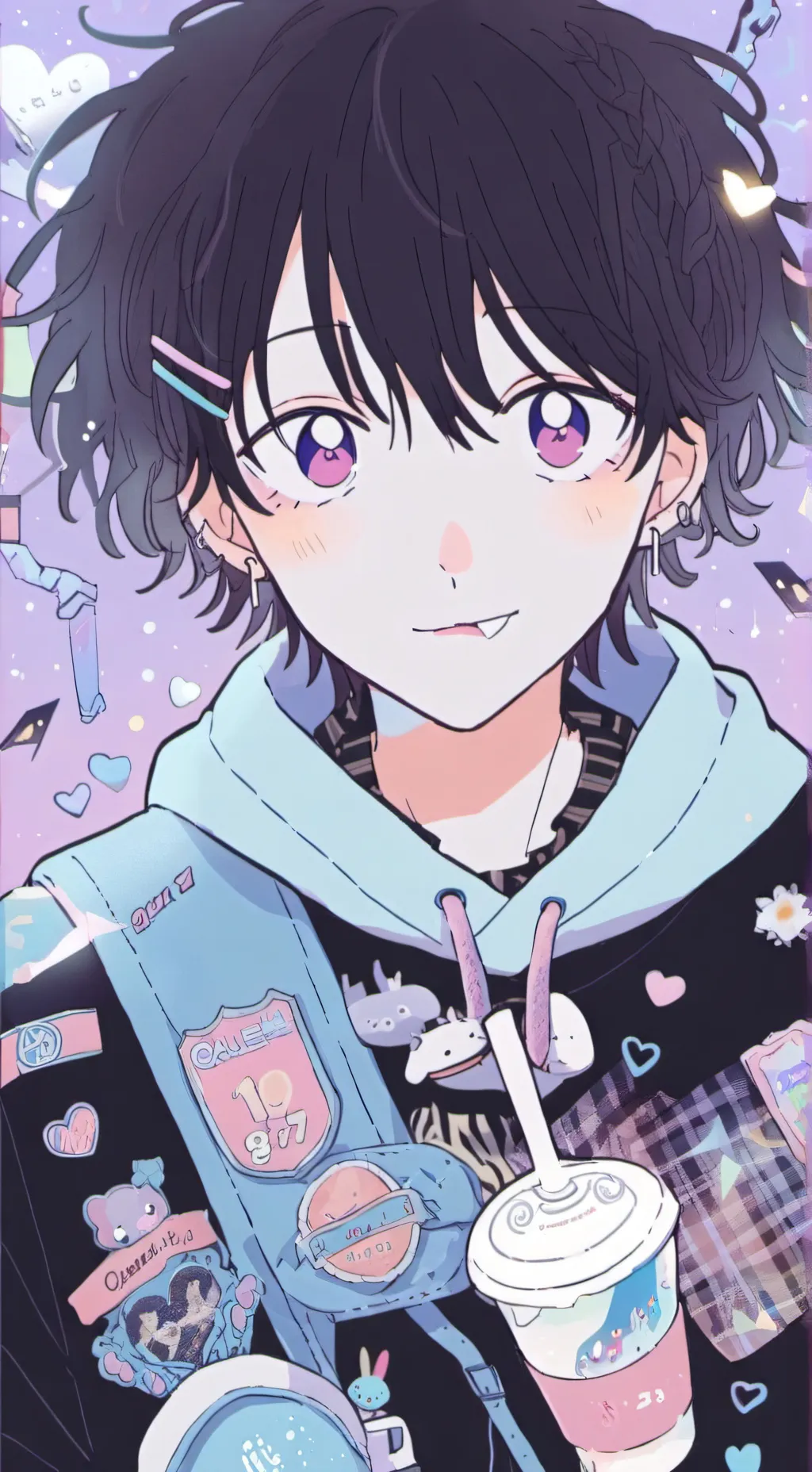 ai character:  avan  background