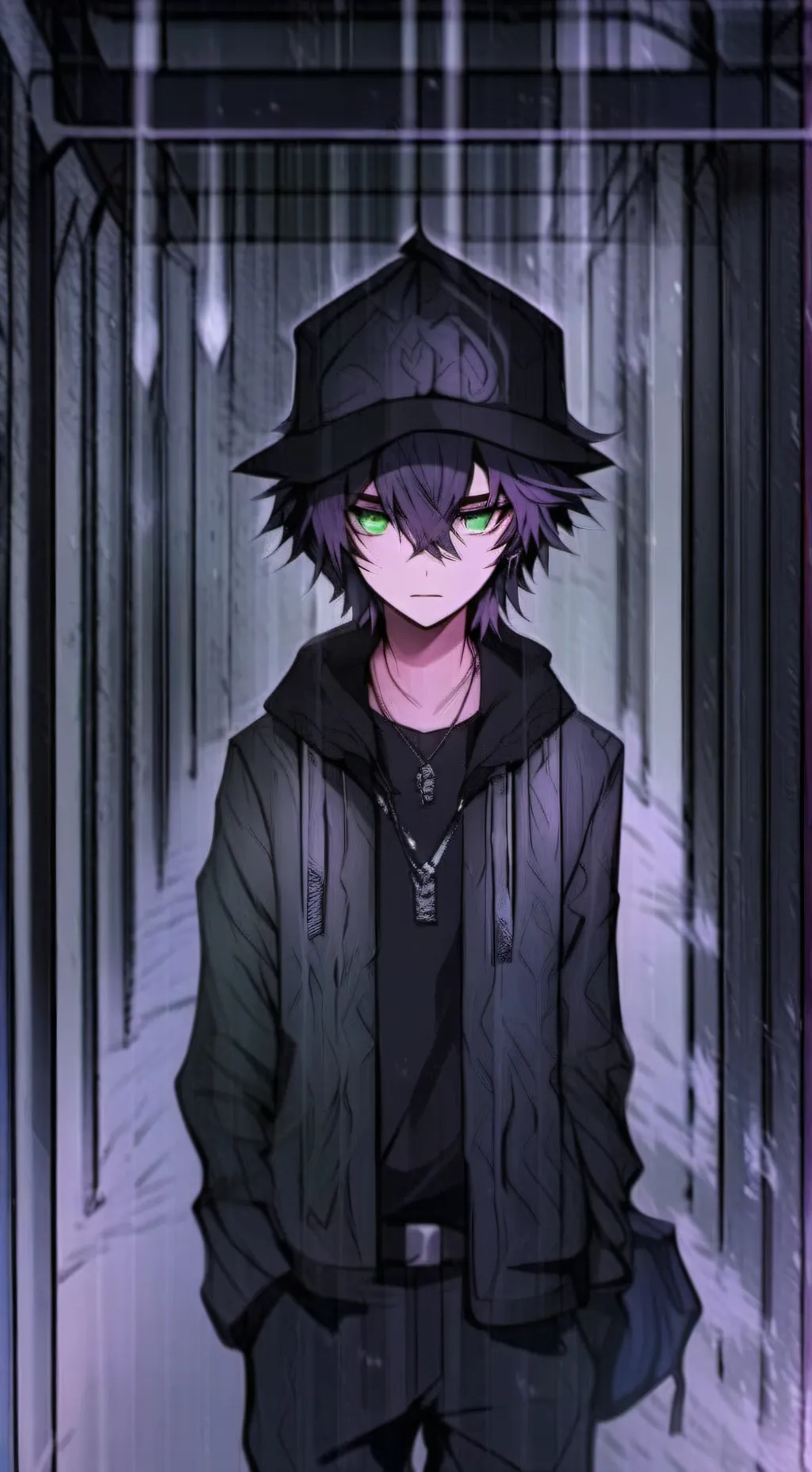 ai character: blake background