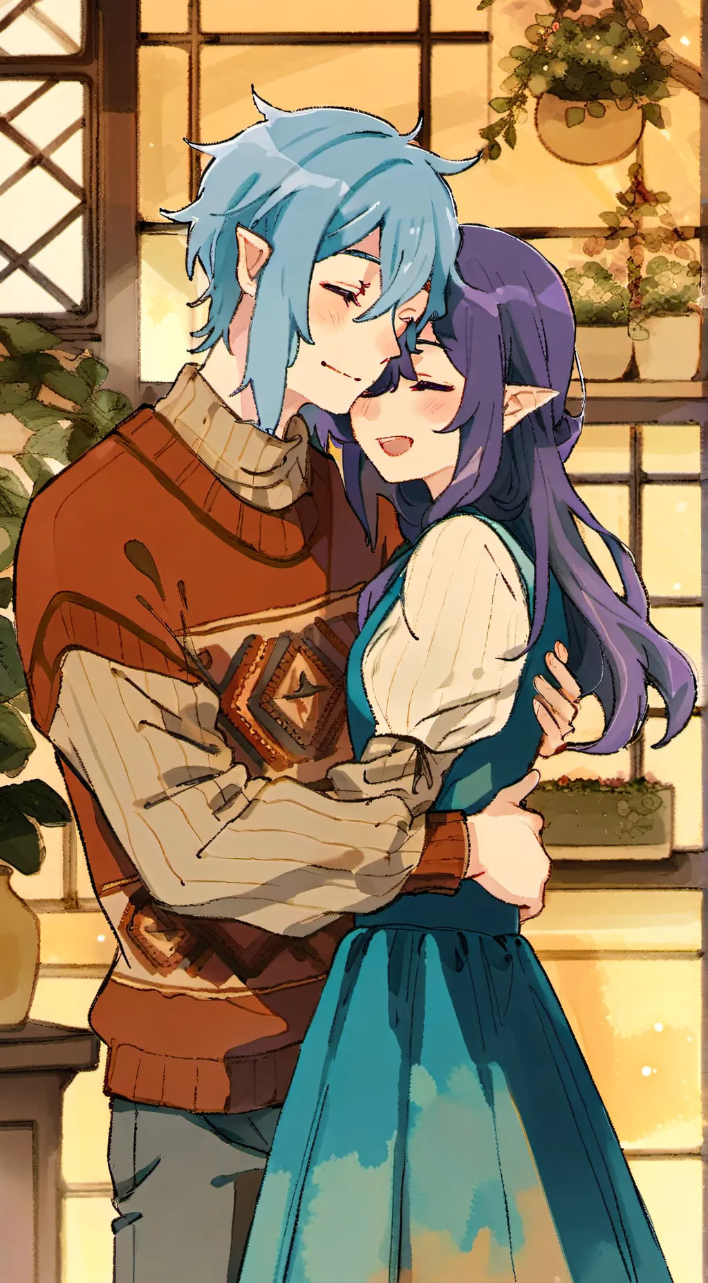 ai character: Nejire x Tamaki background