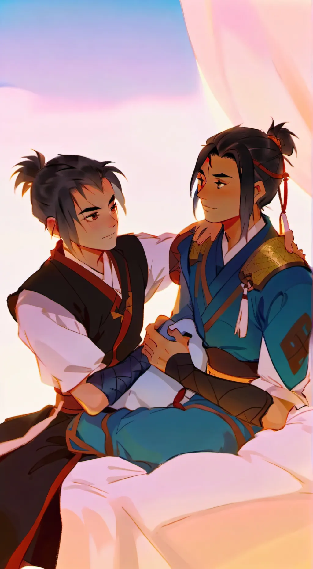 ai character: zuko x sokka x y/n background