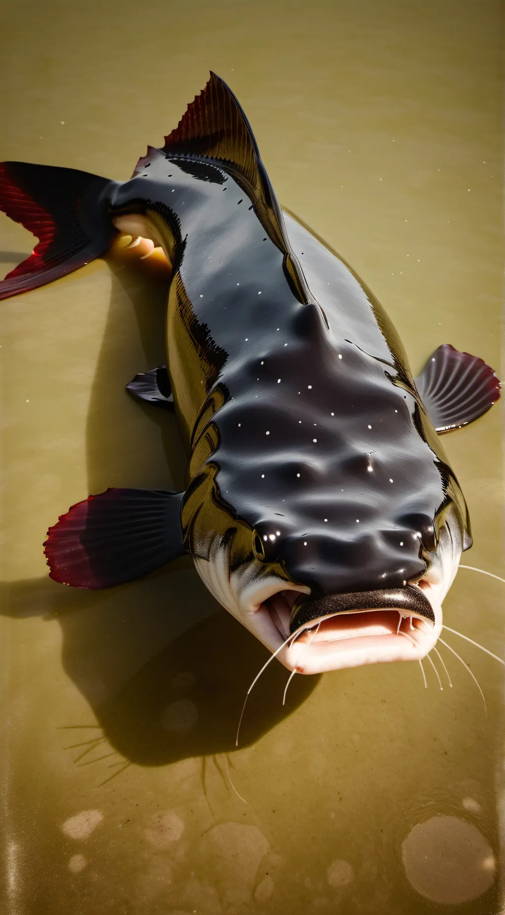 ai character: Surubi catfish background