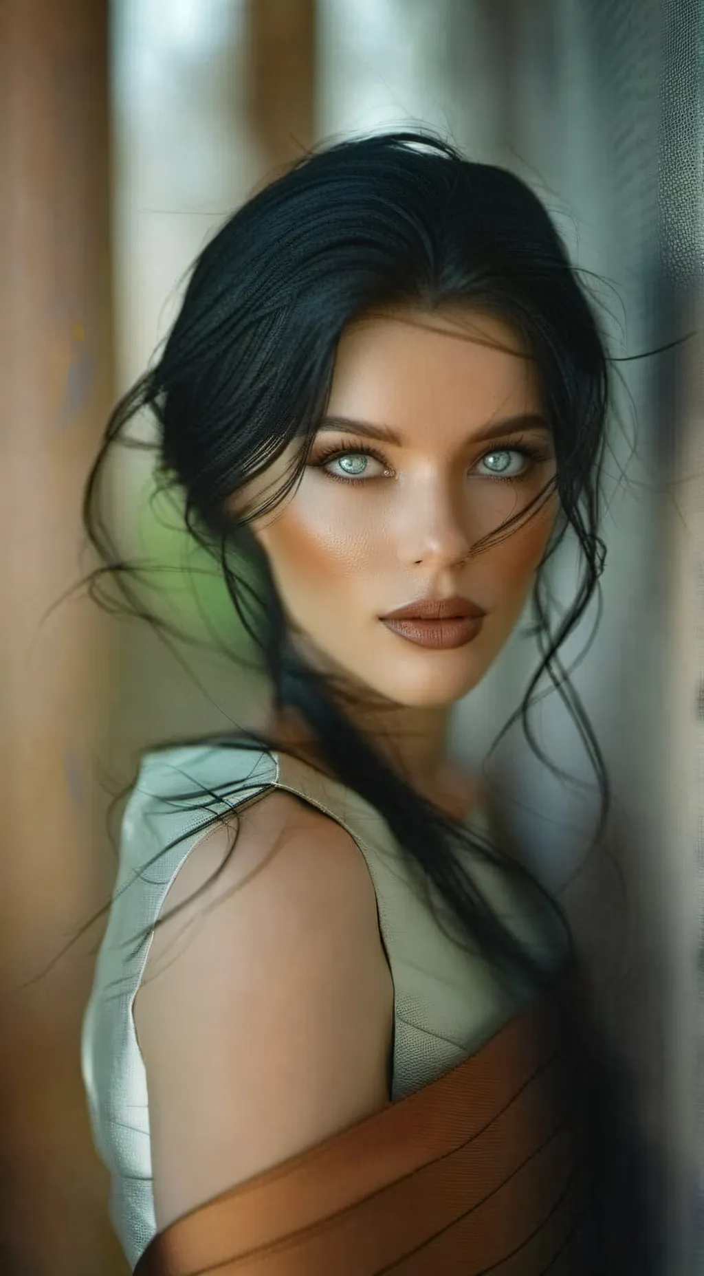 ai character: Sandy background