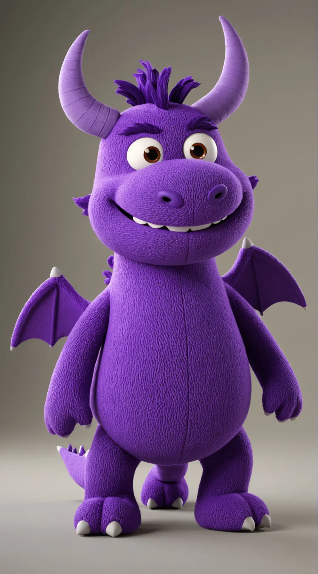 ai character: Durple background