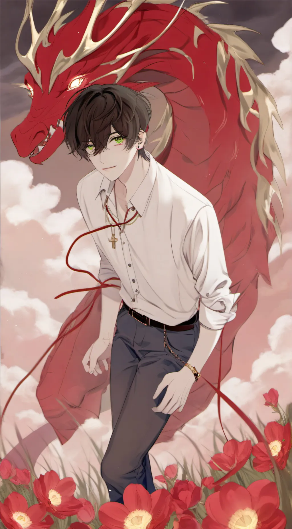 ai character: Remi and Cyrus! background