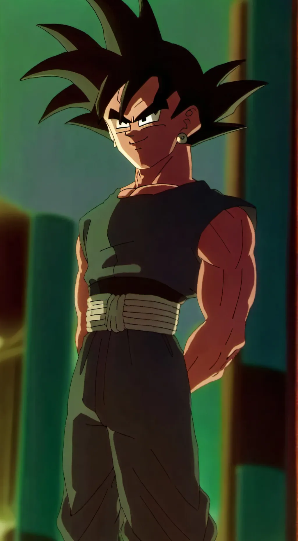 ai character: Goku Black  background