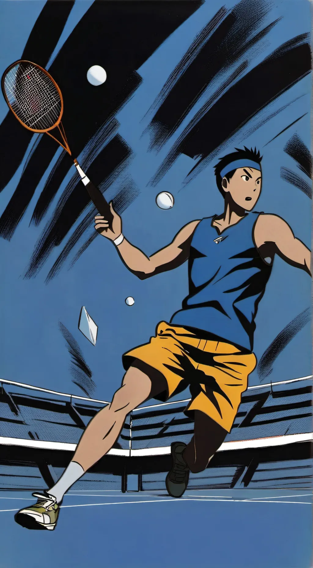 ai character: Yonex  background