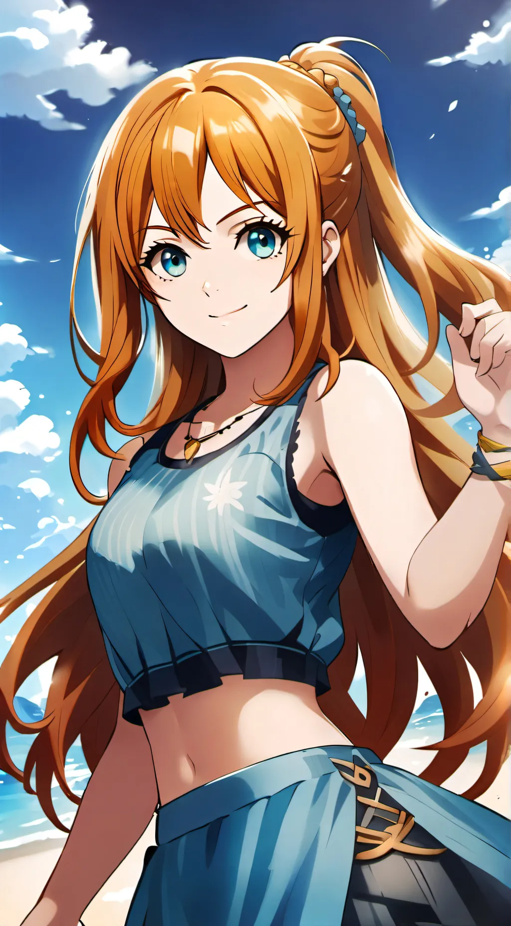 ai character: Nami background